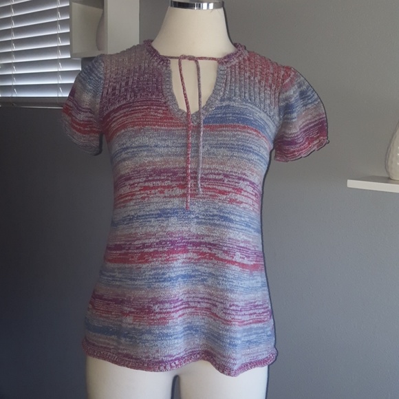 Decree Tops - Decree Tunic Top Tie Front XL